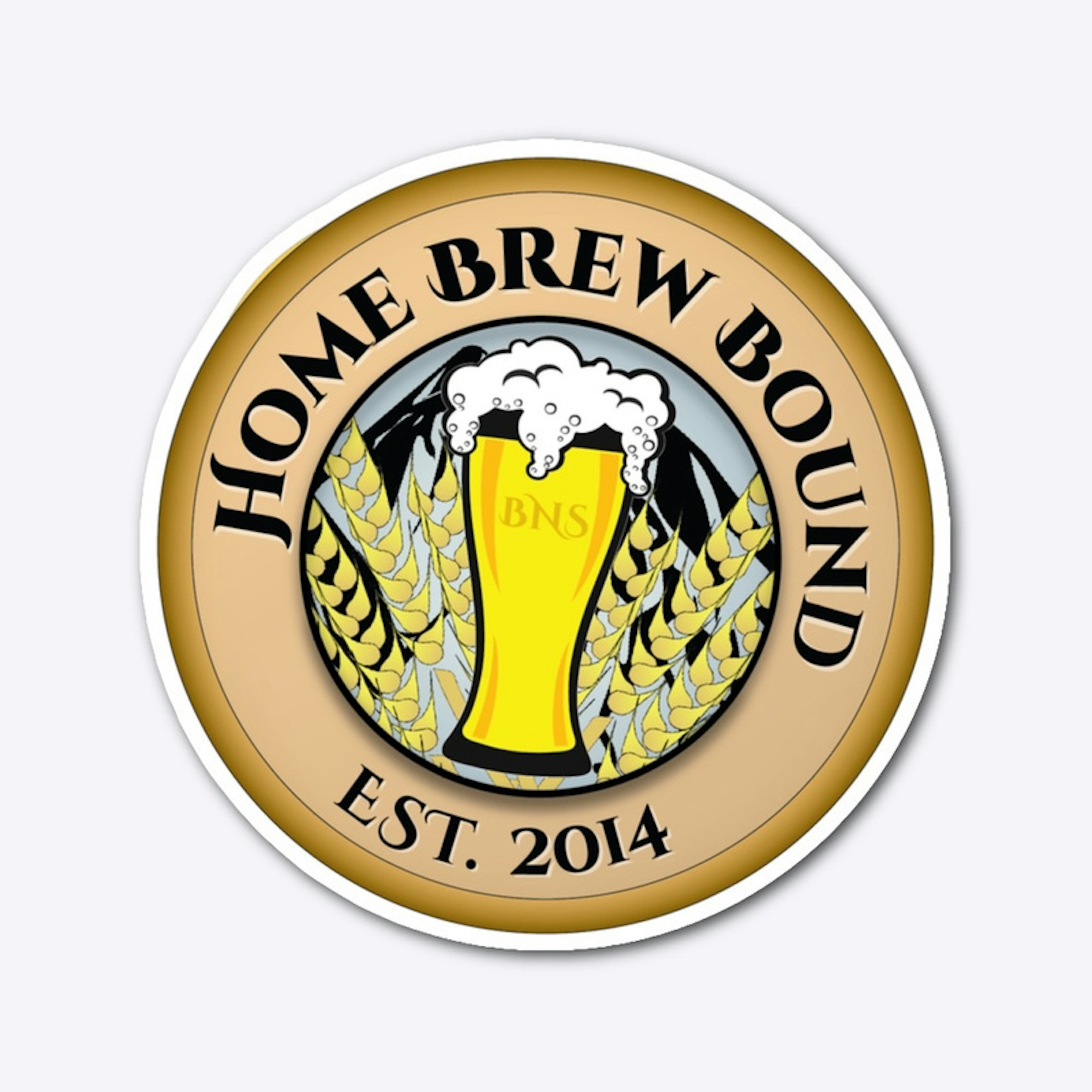 Home Brew Bound Sticker
