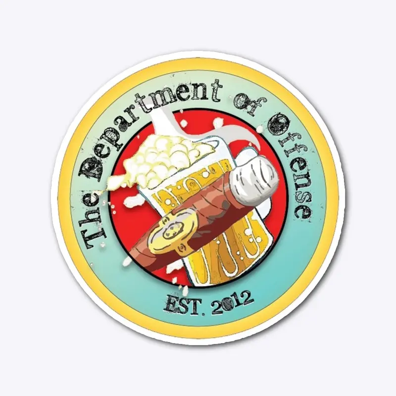 Dept of Offense Sticker